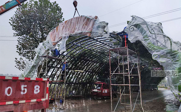 貴州山裏江南藤蔓拱門