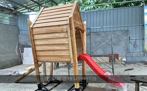 木質無動力兒童遊樂設施製作中!(圖1) 木質無動力兒童遊樂設施製作中!(圖1)