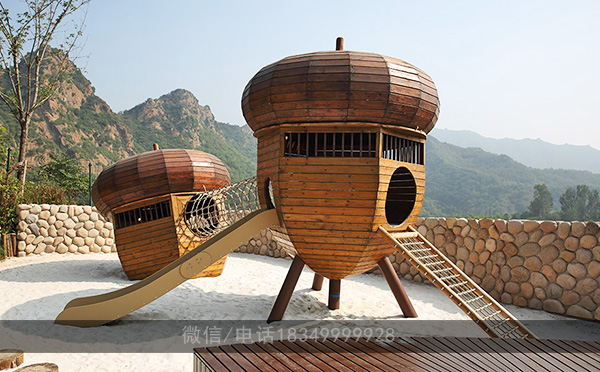 木質無動力兒童遊樂設施製作中!(圖3) 木質無動力兒童遊樂設施製作中!(圖3)