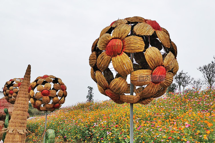 四川農民豐收節稻草藝術裝置製作簡介!(圖2) 四川農民豐收節稻草藝術裝置製作簡介!(圖2)