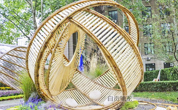 竹編藝術造型美陳裝置 竹編藝術造型美陳裝置
